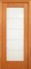 дверь софья серия вишня-шпон, тип 121 стекло